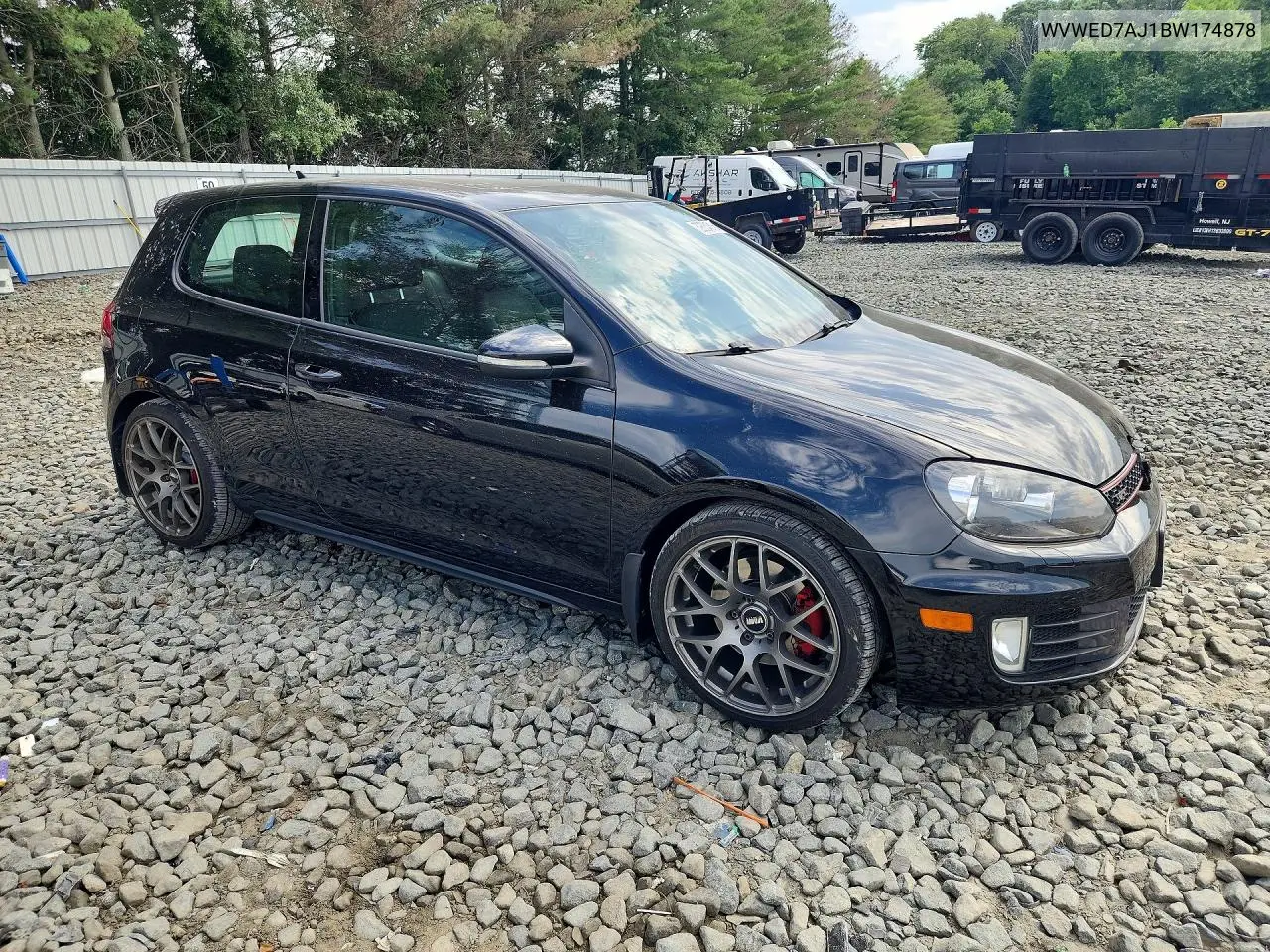 2011 Volkswagen Gti VIN: WVWED7AJ1BW174878 Lot: 59534516