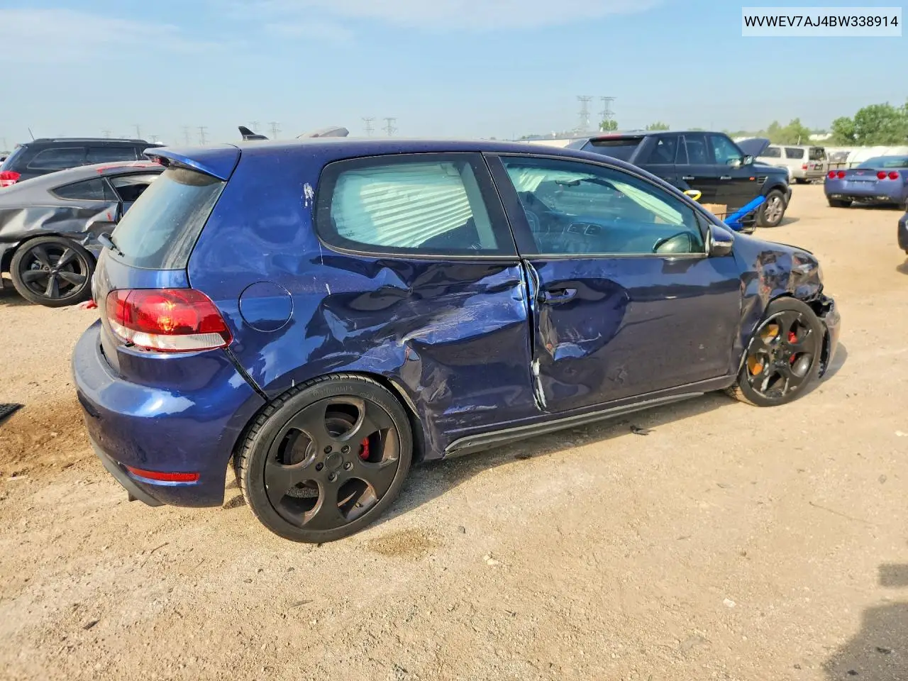 2011 Volkswagen Gti VIN: WVWEV7AJ4BW338914 Lot: 60578796