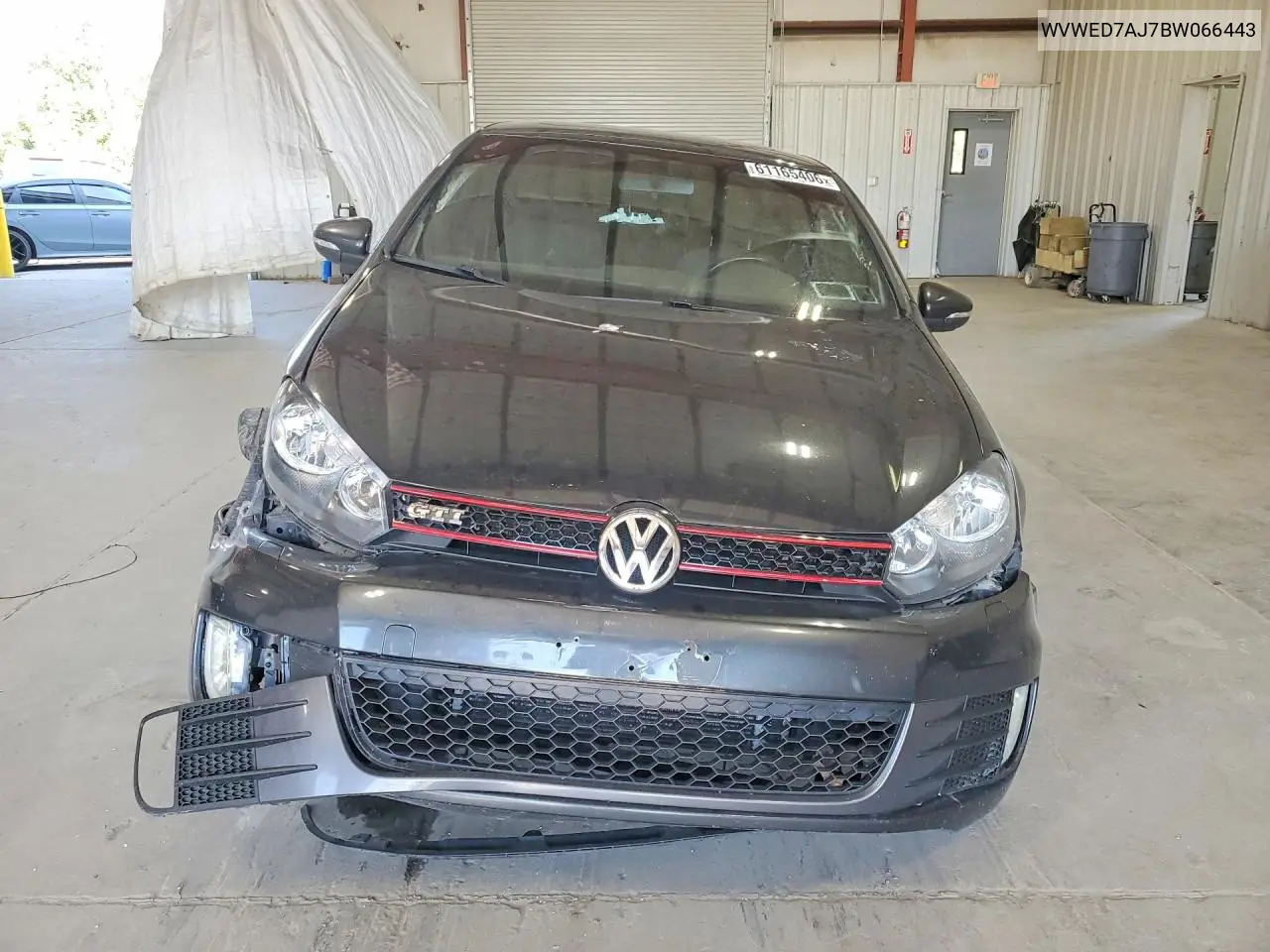 2011 Volkswagen Gti VIN: WVWED7AJ7BW066443 Lot: 61165406