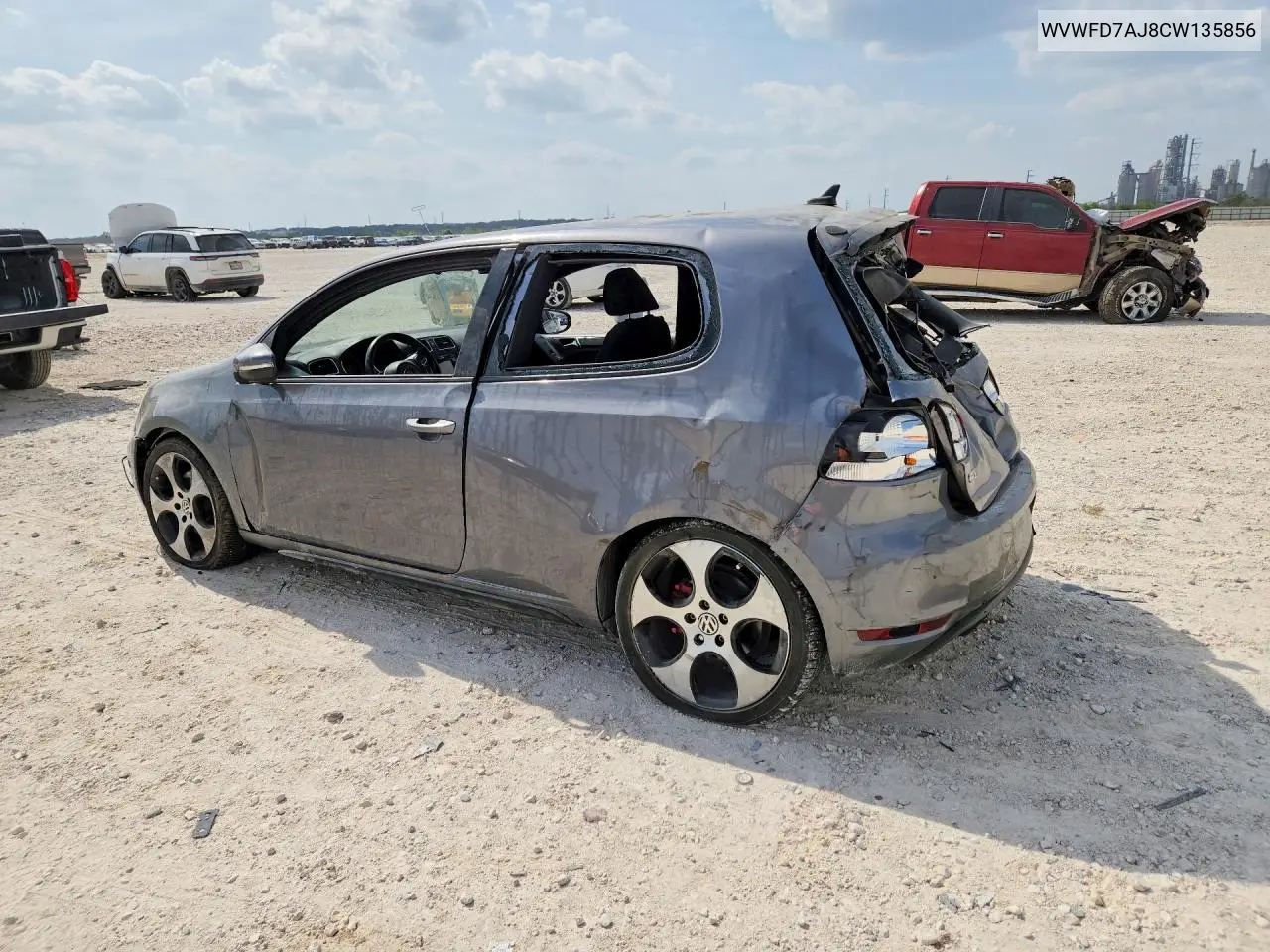 WVWFD7AJ8CW135856 2012 Volkswagen Gti