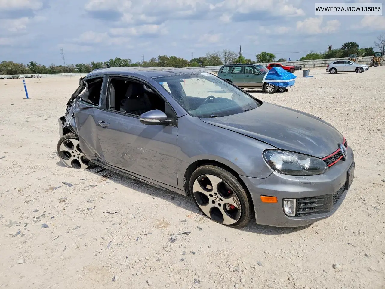 WVWFD7AJ8CW135856 2012 Volkswagen Gti