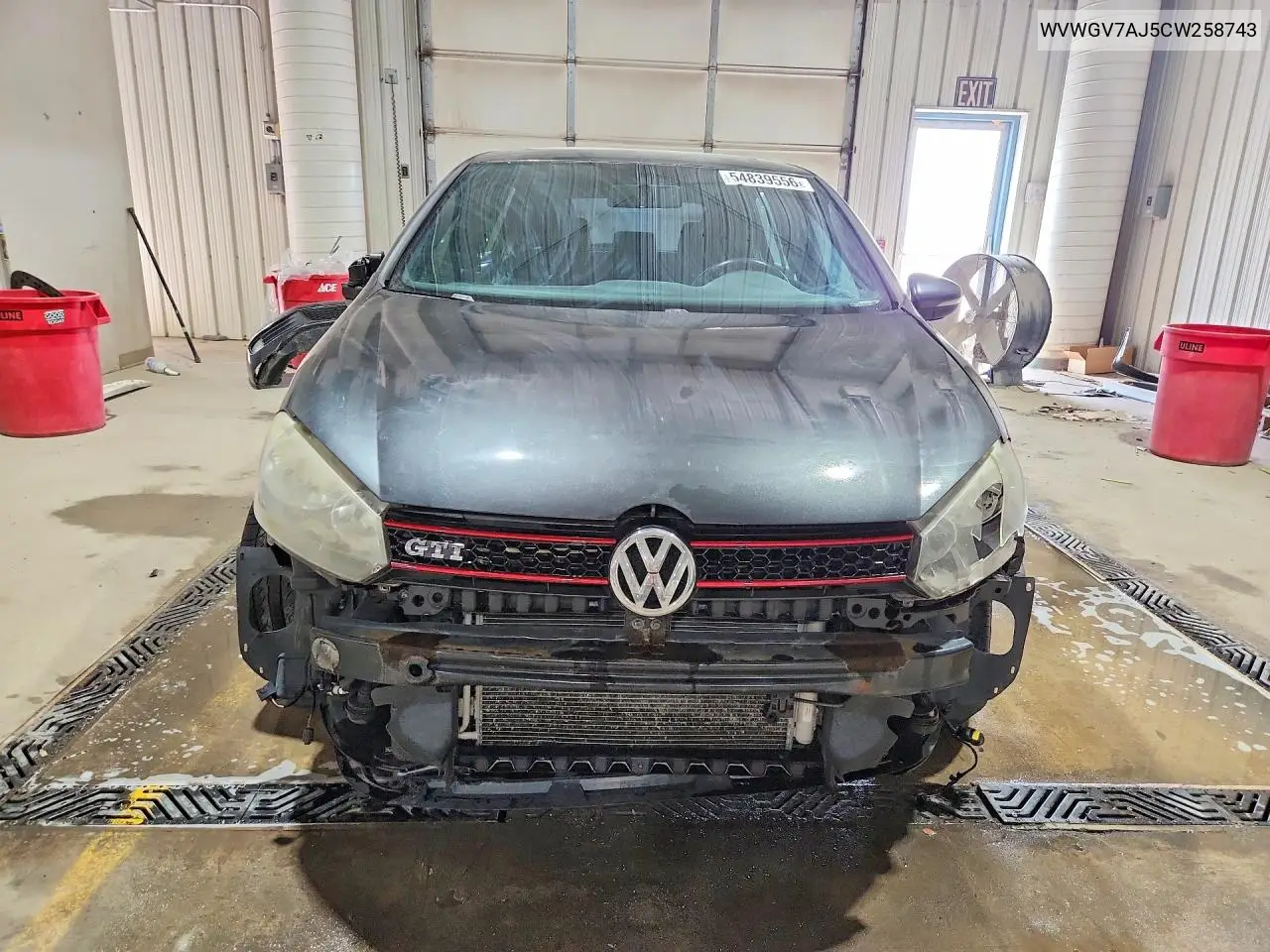 2012 Volkswagen Gti VIN: WVWGV7AJ5CW258743 Lot: 54839556