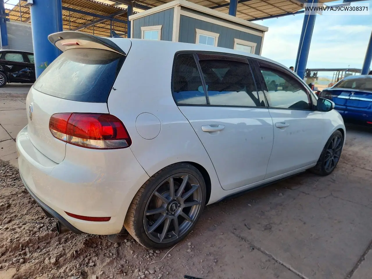 2012 Volkswagen Gti VIN: WVWHV7AJ9CW308371 Lot: 57201186