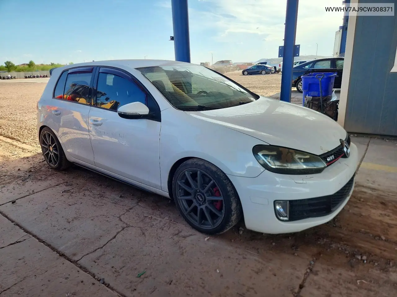 2012 Volkswagen Gti VIN: WVWHV7AJ9CW308371 Lot: 57201186