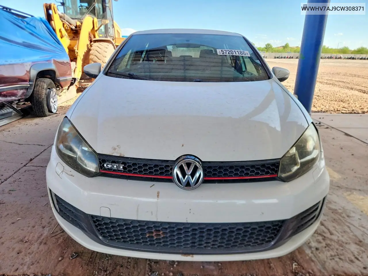 2012 Volkswagen Gti VIN: WVWHV7AJ9CW308371 Lot: 57201186