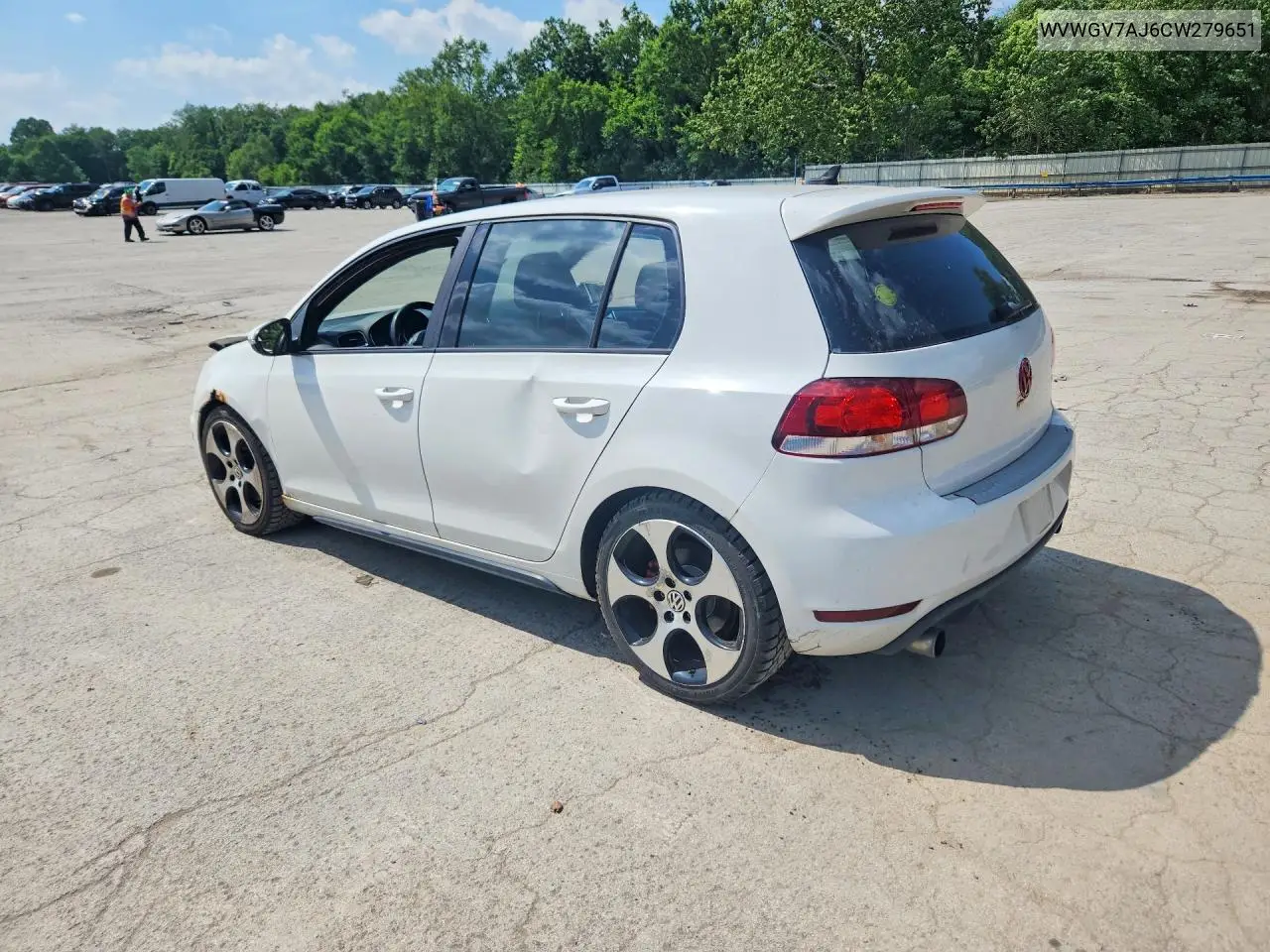2012 Volkswagen Gti VIN: WVWGV7AJ6CW279651 Lot: 58816276