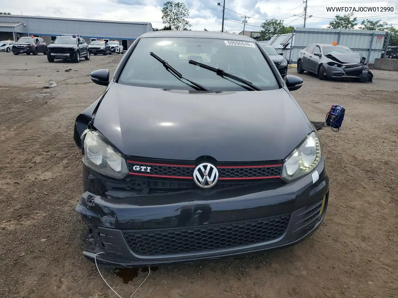 2012 Volkswagen Gti VIN: WVWFD7AJ0CW012990 Lot: 59996646