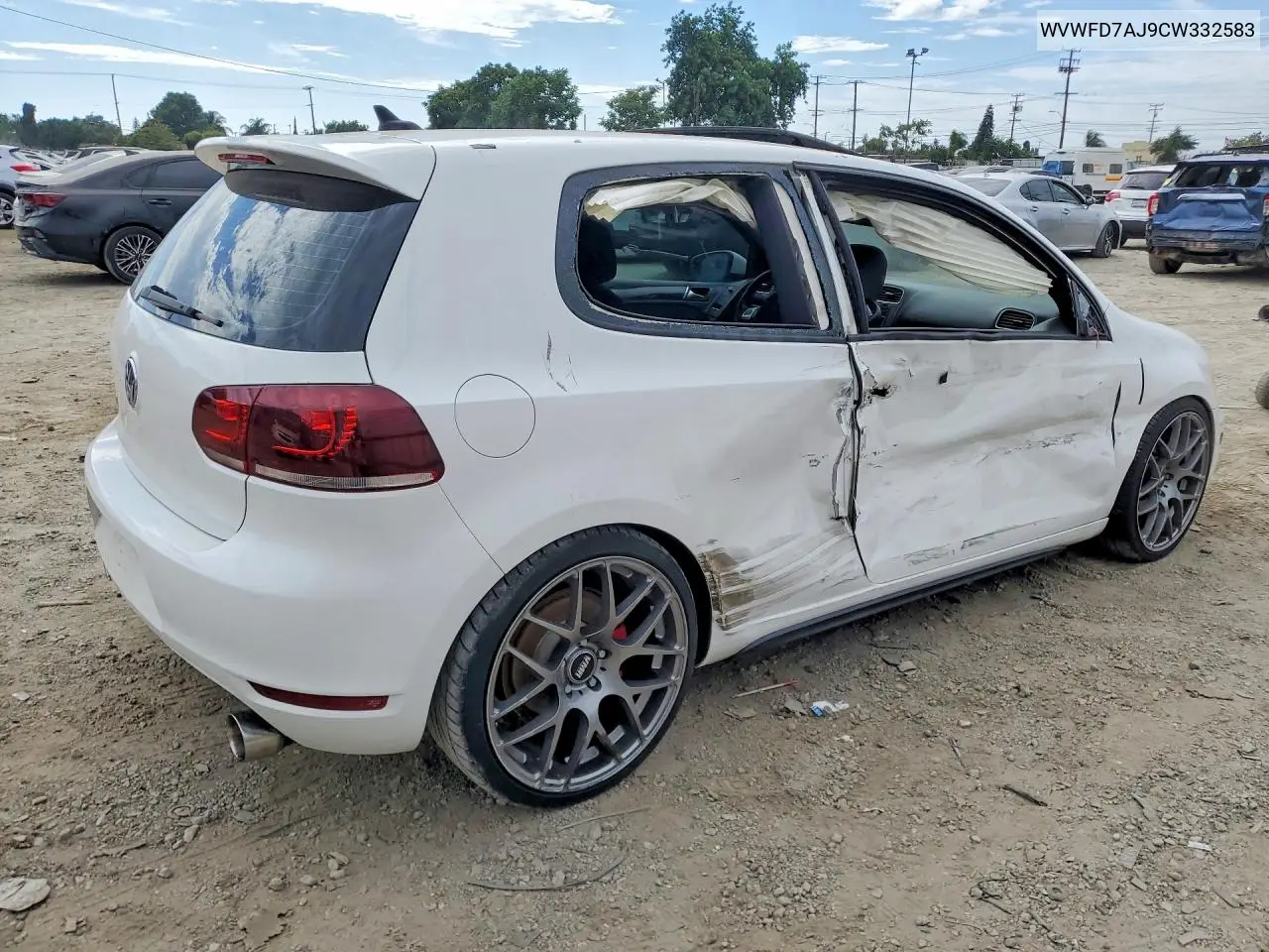 2012 Volkswagen Gti VIN: WVWFD7AJ9CW332583 Lot: 62095016