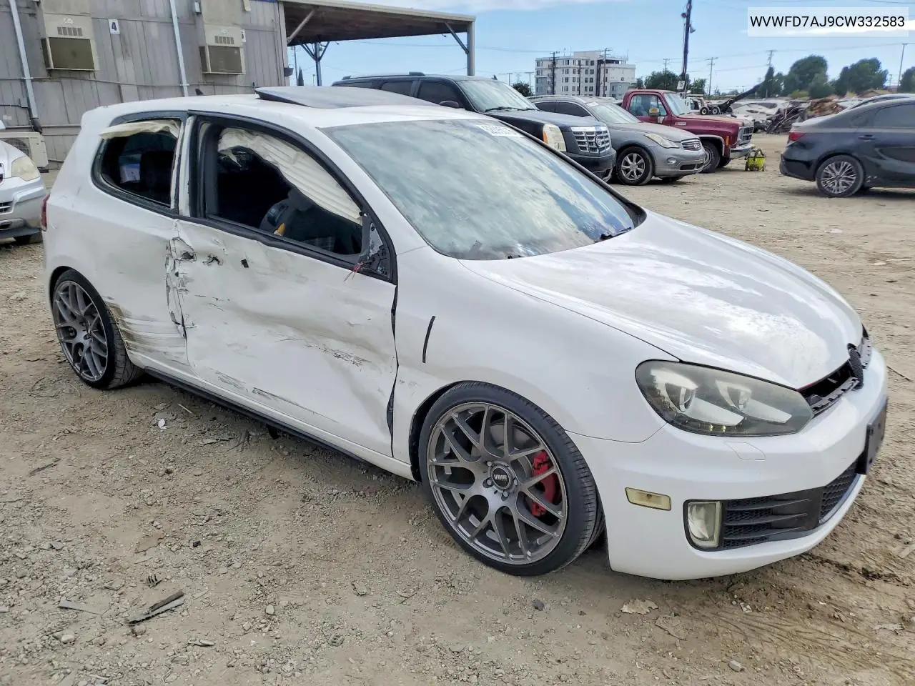 2012 Volkswagen Gti VIN: WVWFD7AJ9CW332583 Lot: 62095016