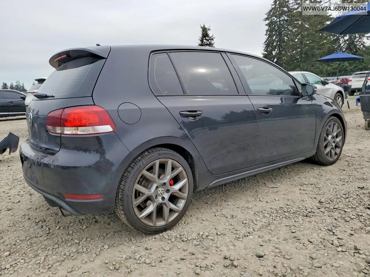 2013 Volkswagen Gti VIN: WVWGV7AJ6DW130044 Lot: 50256926