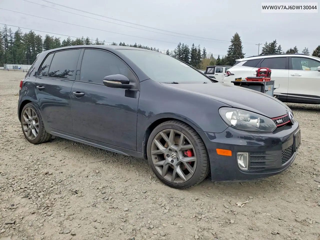 2013 Volkswagen Gti VIN: WVWGV7AJ6DW130044 Lot: 50256926