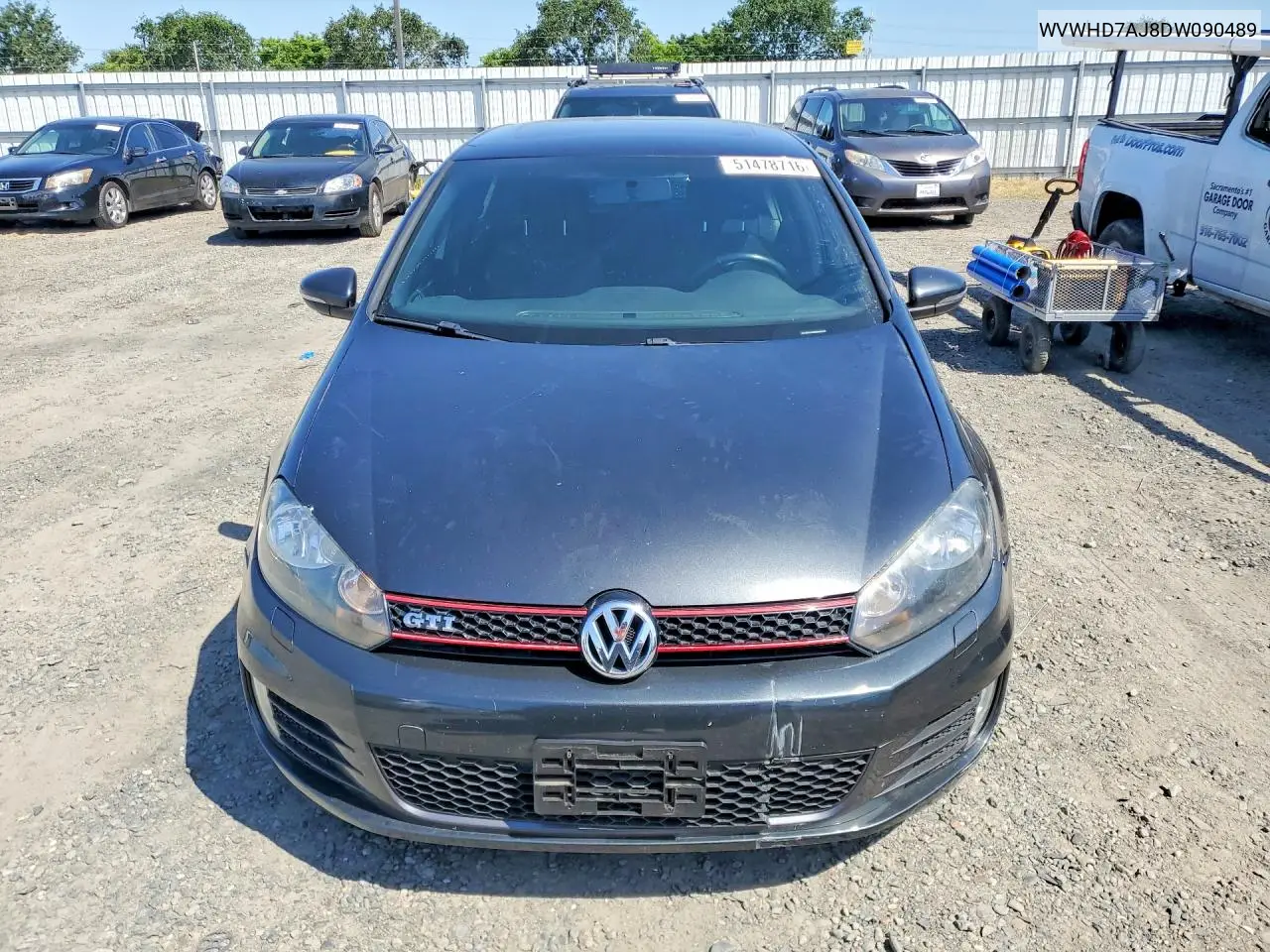 2013 Volkswagen Gti VIN: WVWHD7AJ8DW090489 Lot: 51478716