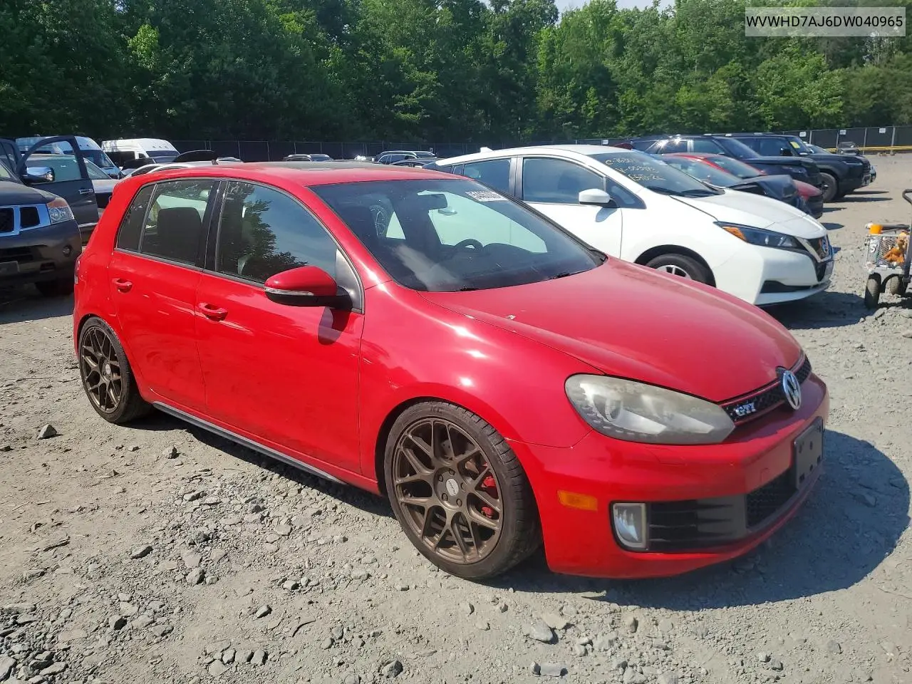 2013 Volkswagen Gti VIN: WVWHD7AJ6DW040965 Lot: 54467076
