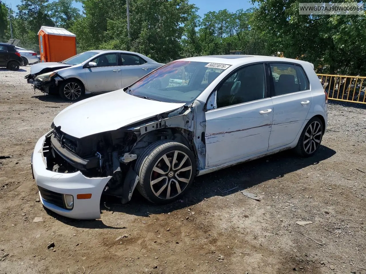 2013 Volkswagen Gti VIN: WVWGD7AJ9DW006966 Lot: 56023076