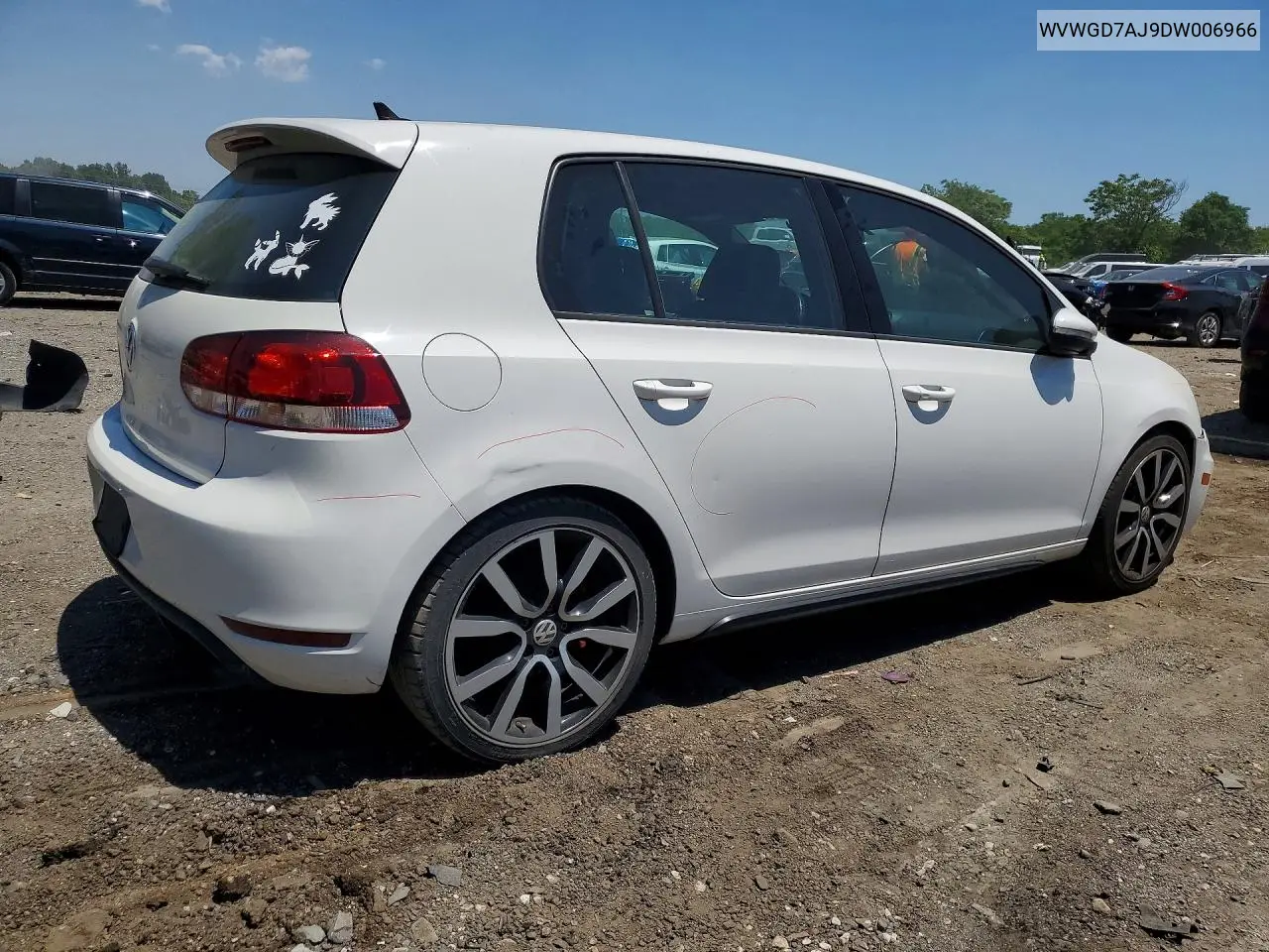 2013 Volkswagen Gti VIN: WVWGD7AJ9DW006966 Lot: 56023076