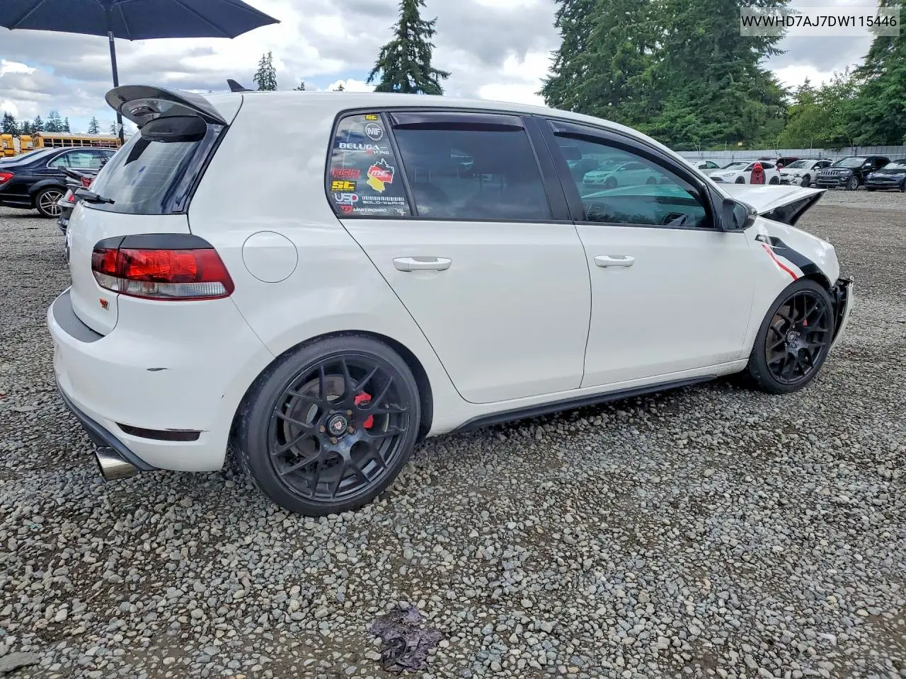 2013 Volkswagen Gti VIN: WVWHD7AJ7DW115446 Lot: 56869526