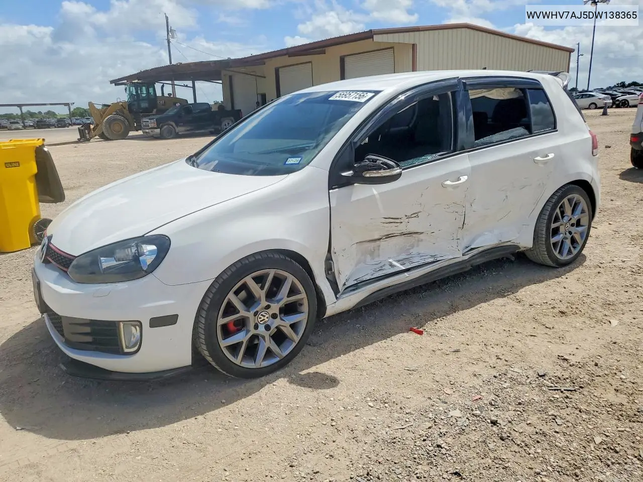 2013 Volkswagen Gti VIN: WVWHV7AJ5DW138365 Lot: 56957156
