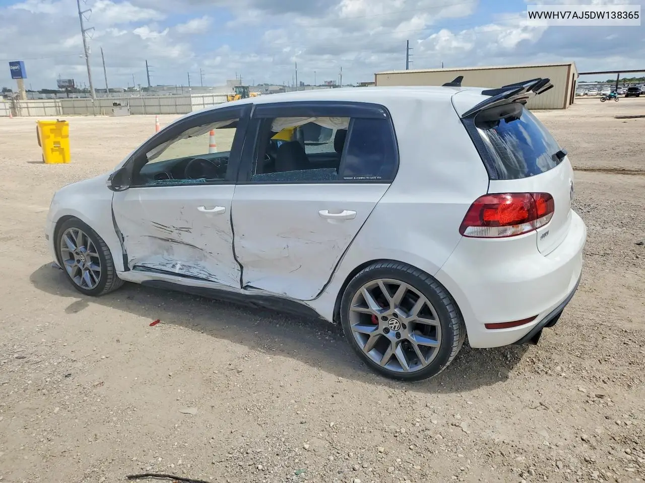 2013 Volkswagen Gti VIN: WVWHV7AJ5DW138365 Lot: 56957156