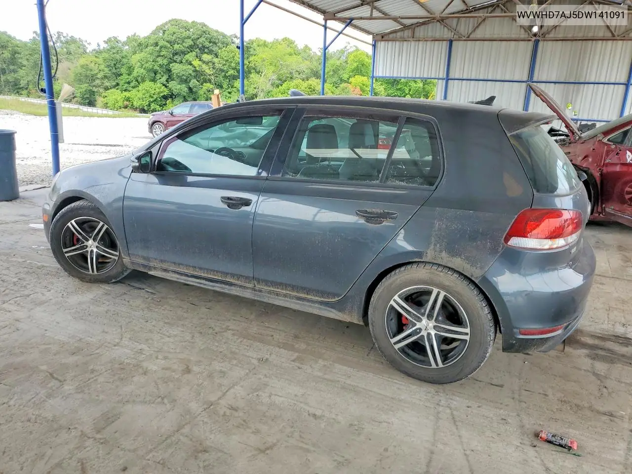 2013 Volkswagen Gti VIN: WVWHD7AJ5DW141091 Lot: 57132166