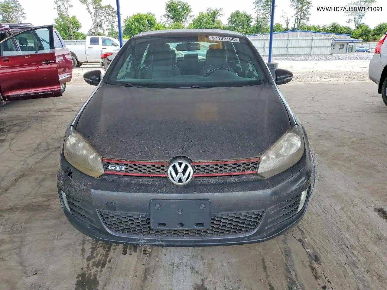 2013 Volkswagen Gti VIN: WVWHD7AJ5DW141091 Lot: 57132166