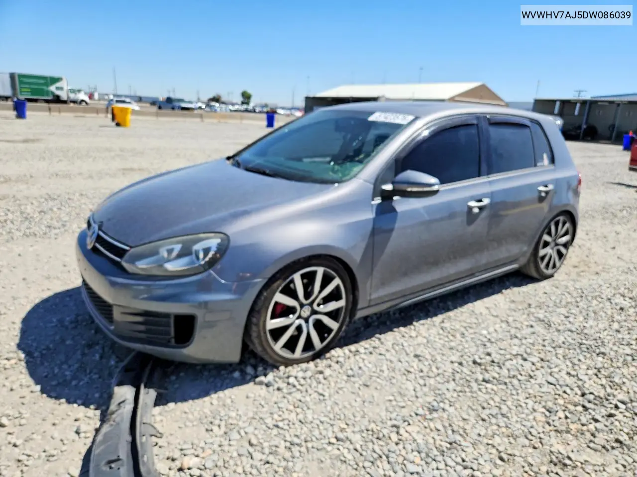 2013 Volkswagen Gti VIN: WVWHV7AJ5DW086039 Lot: 57423576