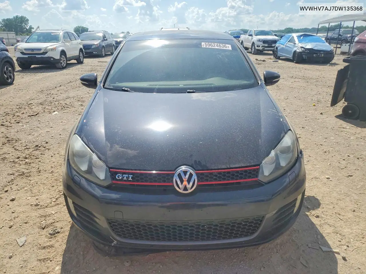 2013 Volkswagen Gti VIN: WVWHV7AJ7DW135368 Lot: 59624636
