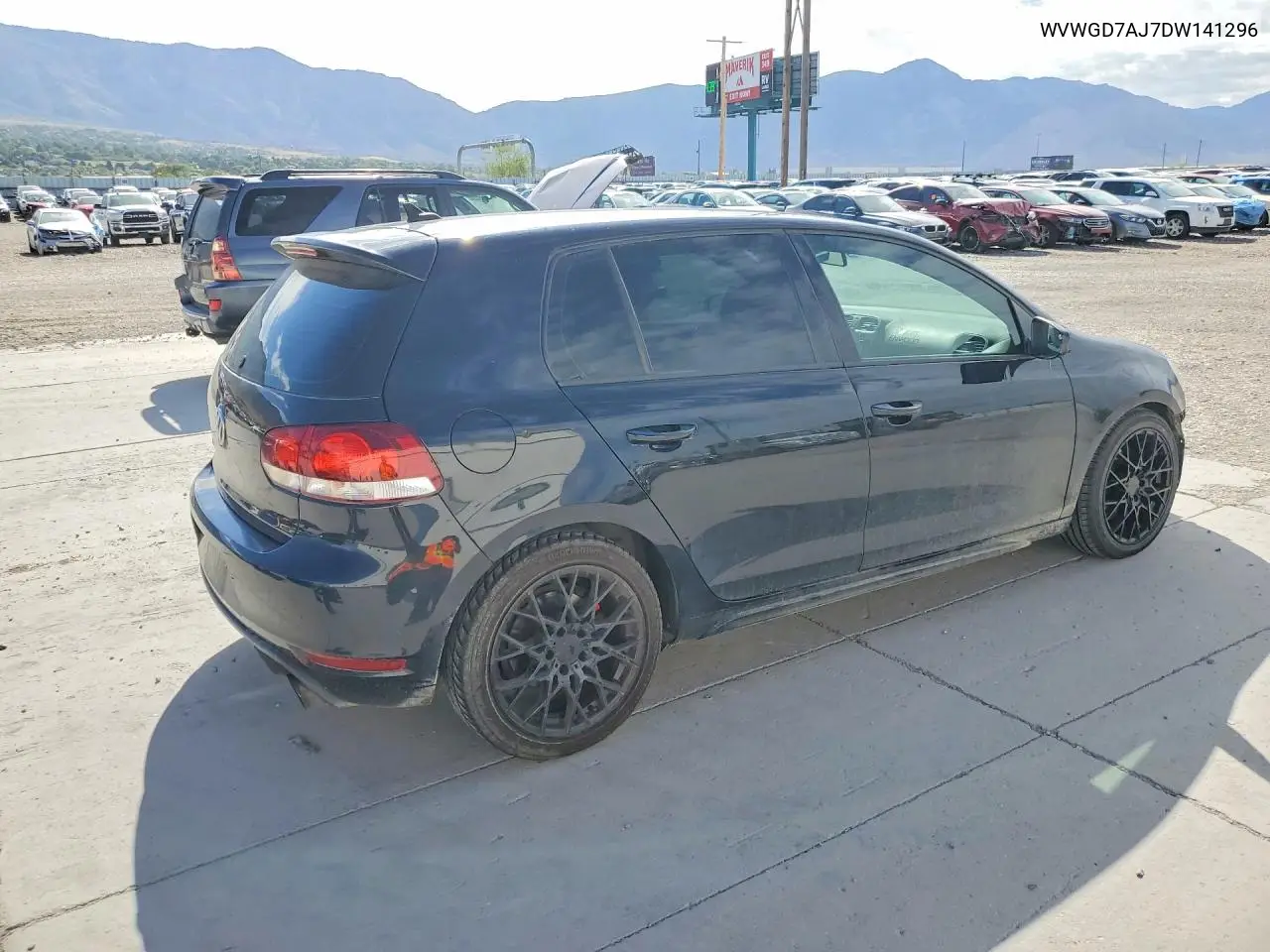 2013 Volkswagen Gti VIN: WVWGD7AJ7DW141296 Lot: 59695576