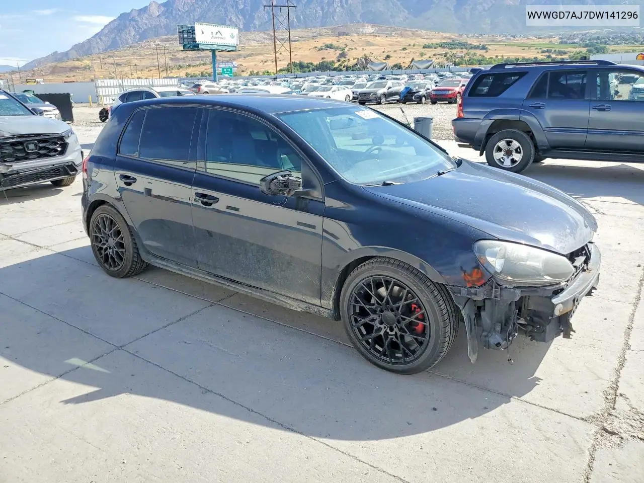 2013 Volkswagen Gti VIN: WVWGD7AJ7DW141296 Lot: 59695576