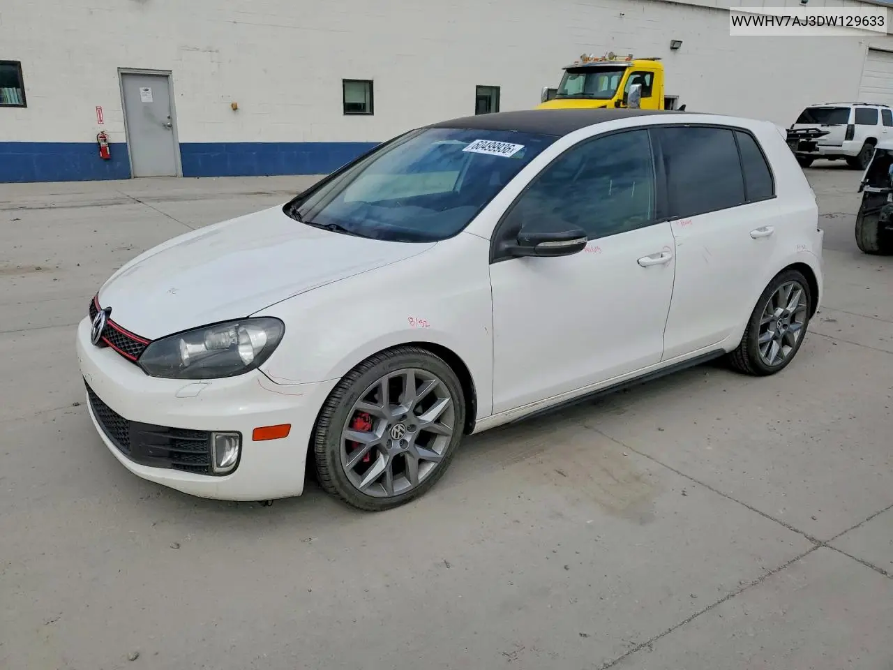 2013 Volkswagen Gti VIN: WVWHV7AJ3DW129633 Lot: 60499936