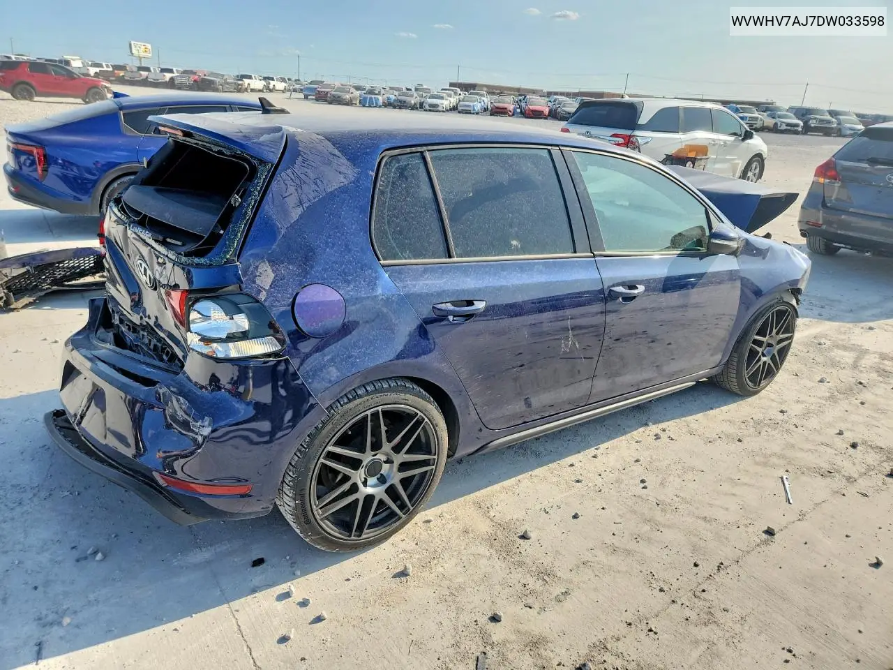 2013 Volkswagen Gti VIN: WVWHV7AJ7DW033598 Lot: 60615616