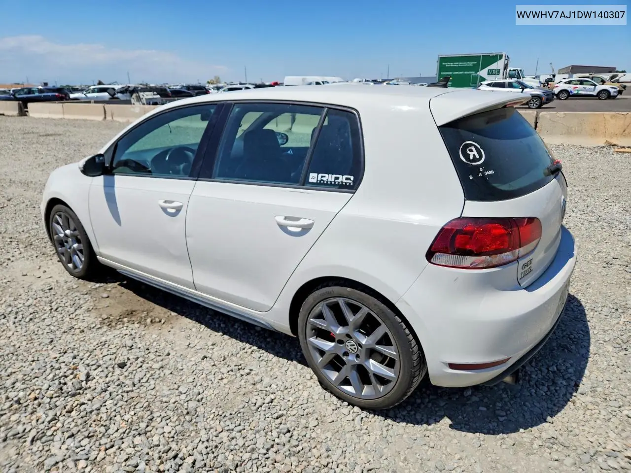 2013 Volkswagen Gti VIN: WVWHV7AJ1DW140307 Lot: 61081876