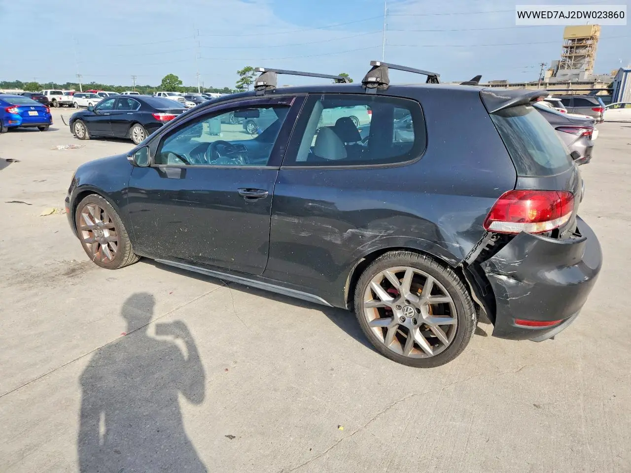 2013 Volkswagen Gti VIN: WVWED7AJ2DW023860 Lot: 61537266