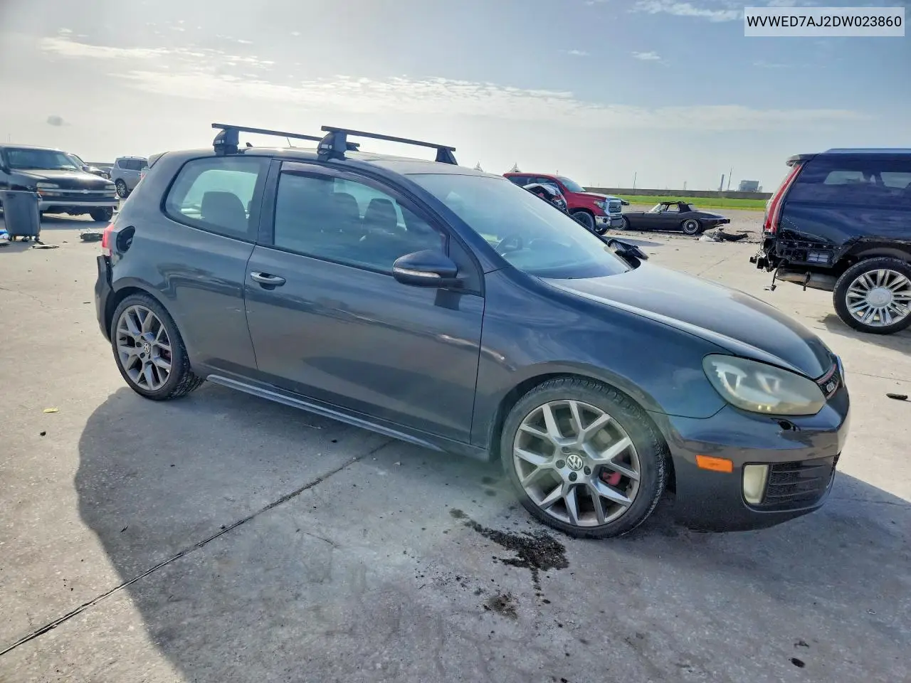 2013 Volkswagen Gti VIN: WVWED7AJ2DW023860 Lot: 61537266
