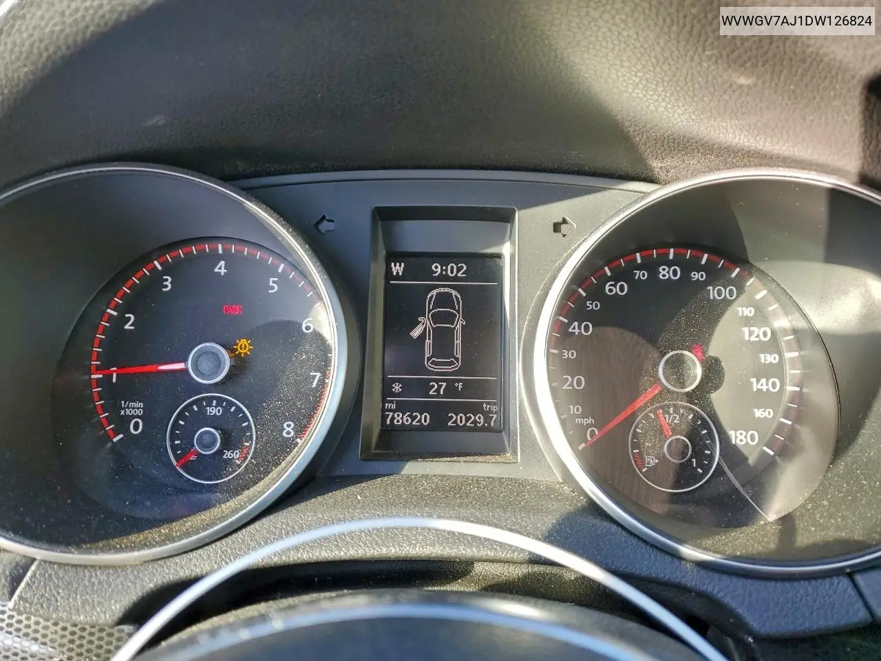 WVWGV7AJ1DW126824 2013 Volkswagen Gti