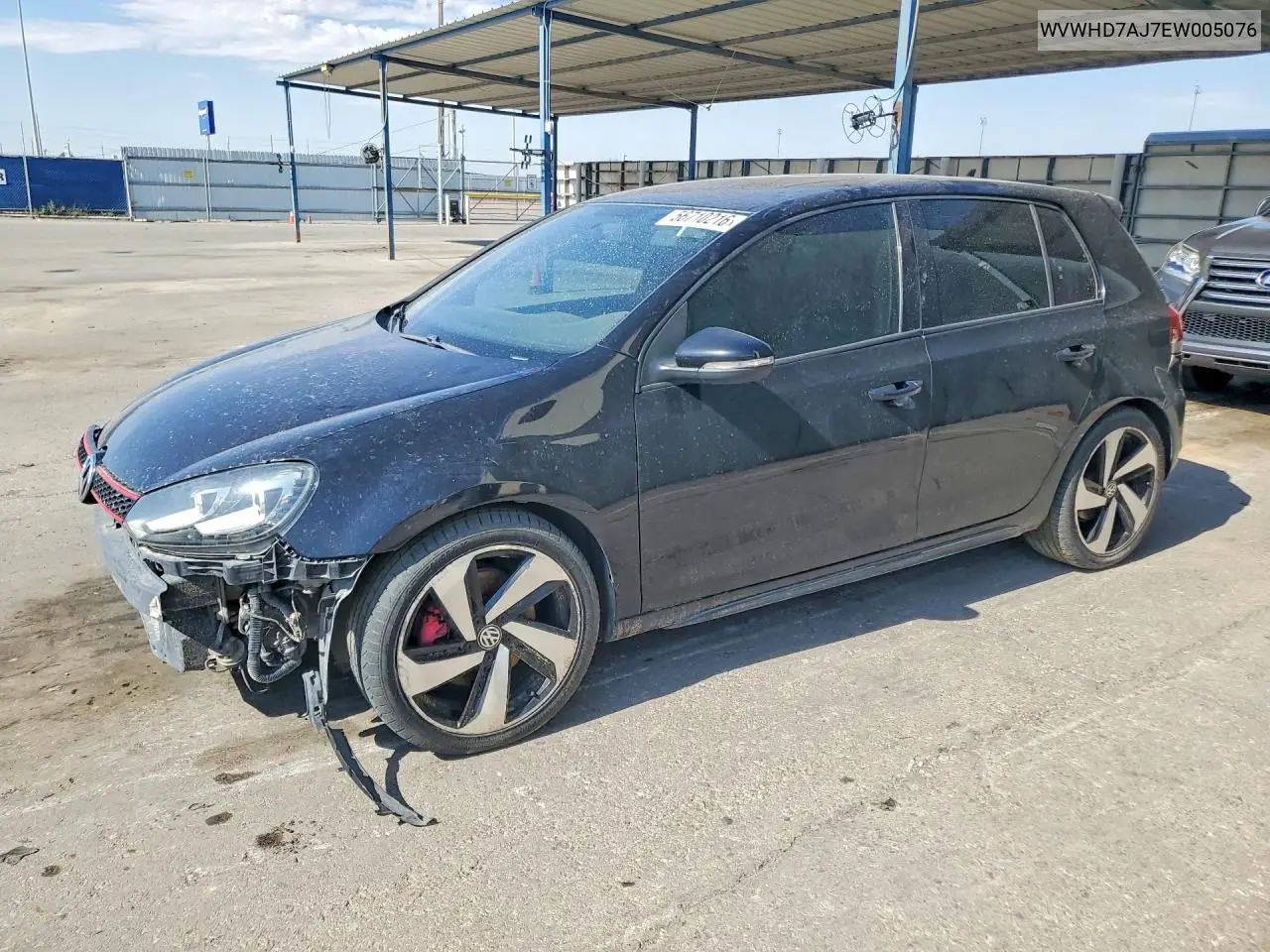 2014 Volkswagen Gti VIN: WVWHD7AJ7EW005076 Lot: 56710216