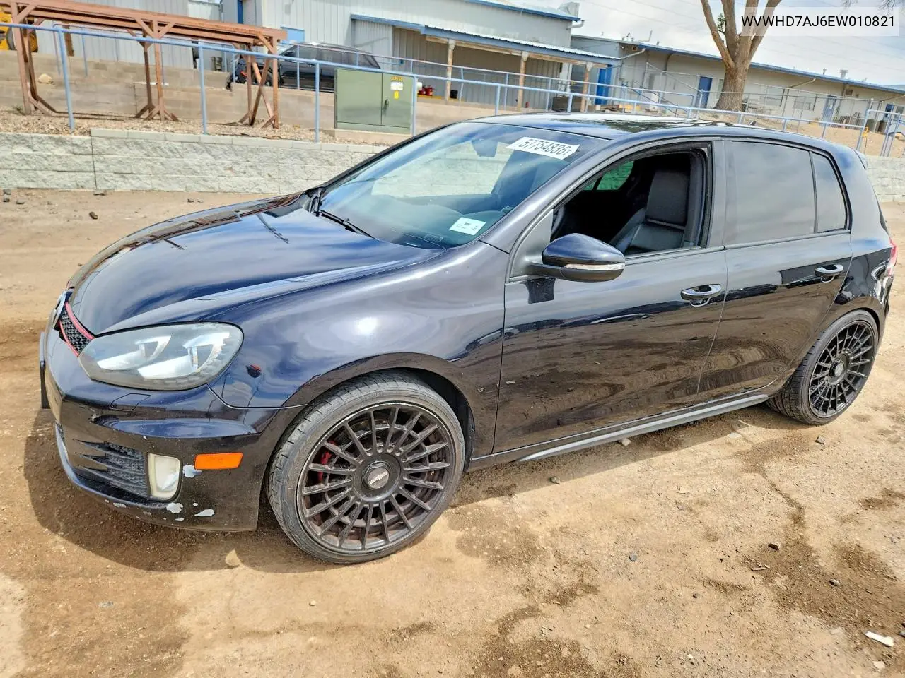 2014 Volkswagen Gti VIN: WVWHD7AJ6EW010821 Lot: 57754836