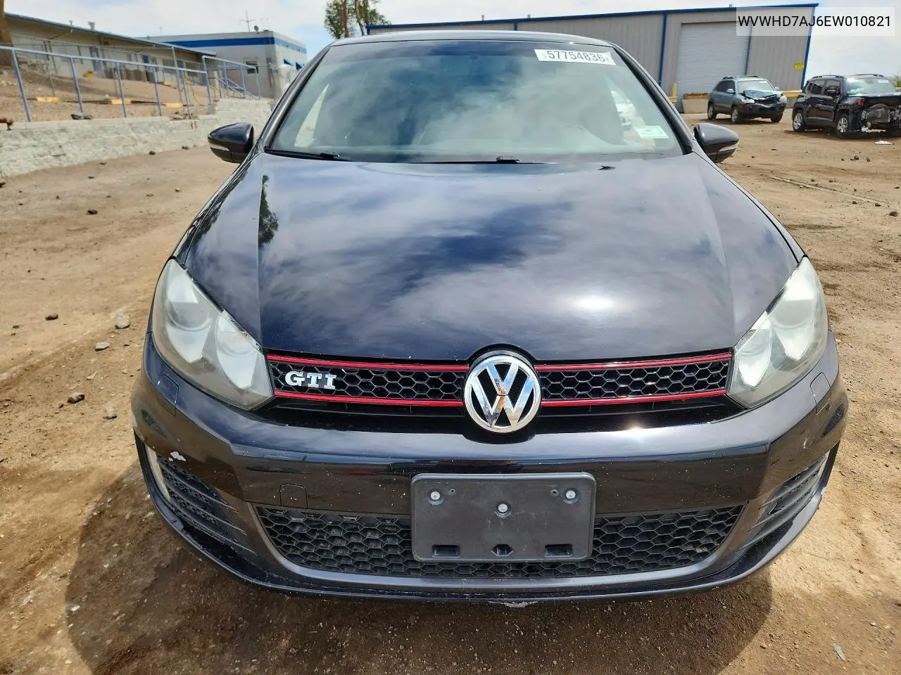 2014 Volkswagen Gti VIN: WVWHD7AJ6EW010821 Lot: 57754836