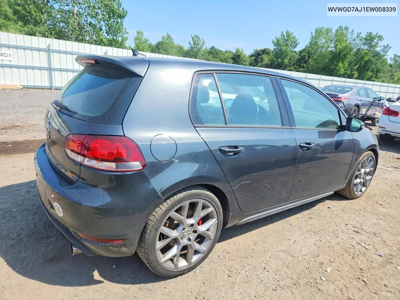 2014 Volkswagen Gti VIN: WVWGD7AJ1EW008339 Lot: 58160686