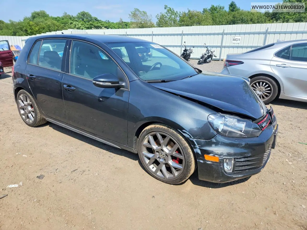 2014 Volkswagen Gti VIN: WVWGD7AJ1EW008339 Lot: 58160686