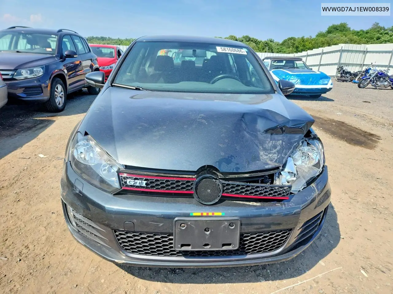 2014 Volkswagen Gti VIN: WVWGD7AJ1EW008339 Lot: 58160686