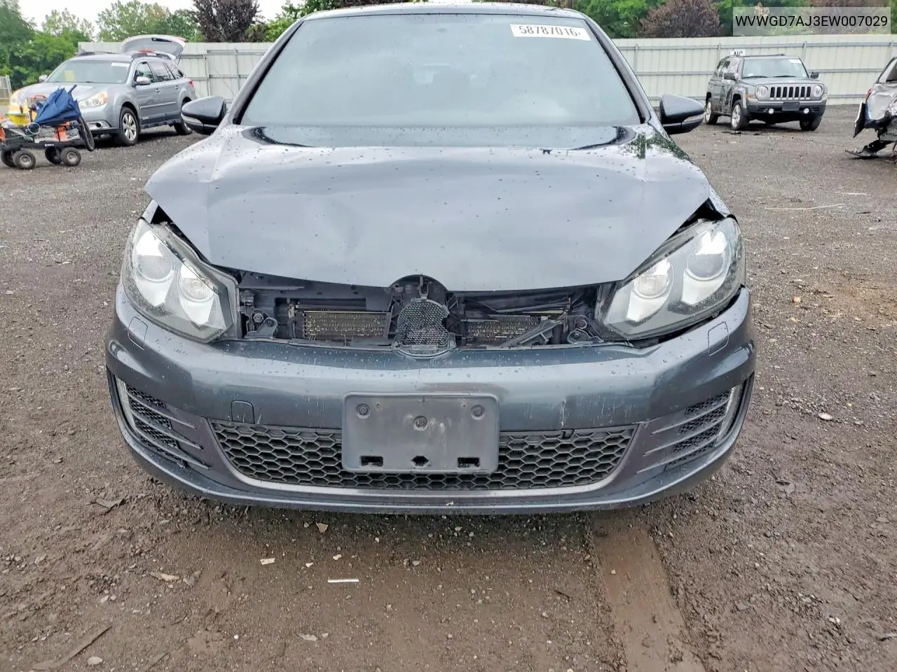 2014 Volkswagen Gti VIN: WVWGD7AJ3EW007029 Lot: 58787016