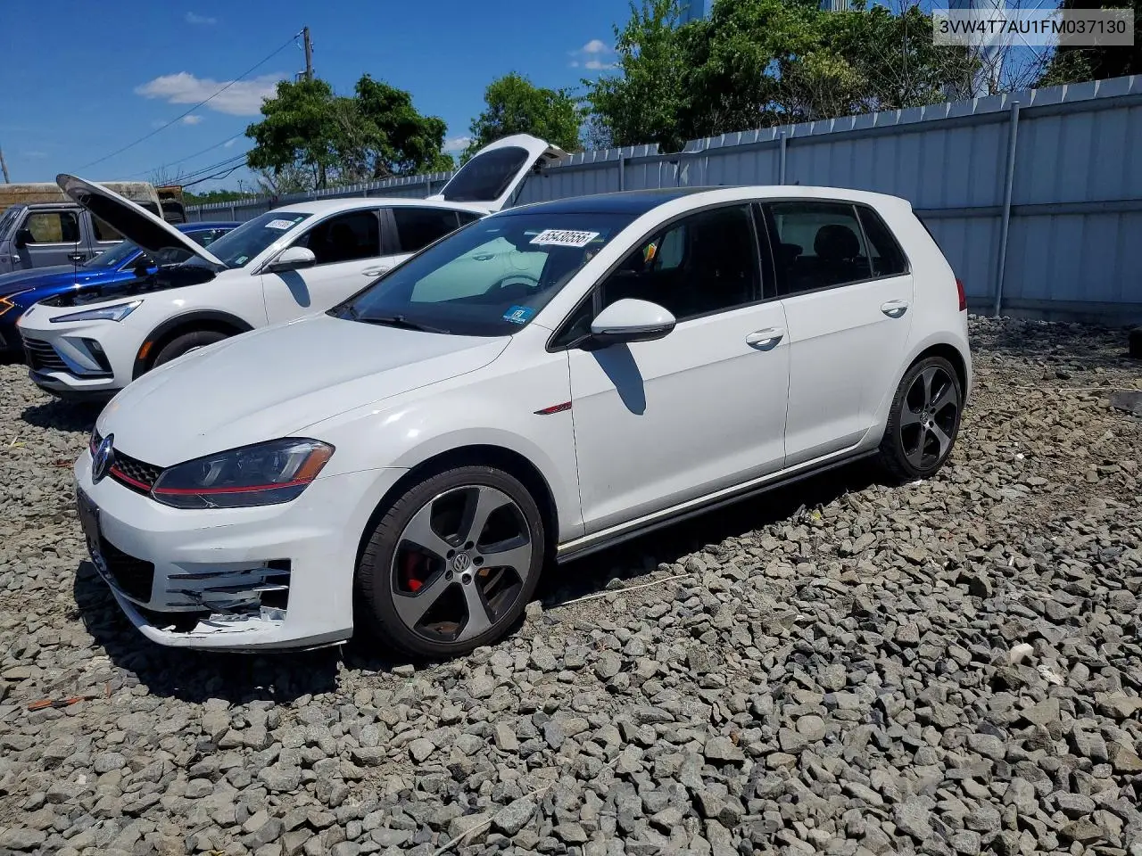 2015 Volkswagen Gti VIN: 3VW4T7AU1FM037130 Lot: 55430556