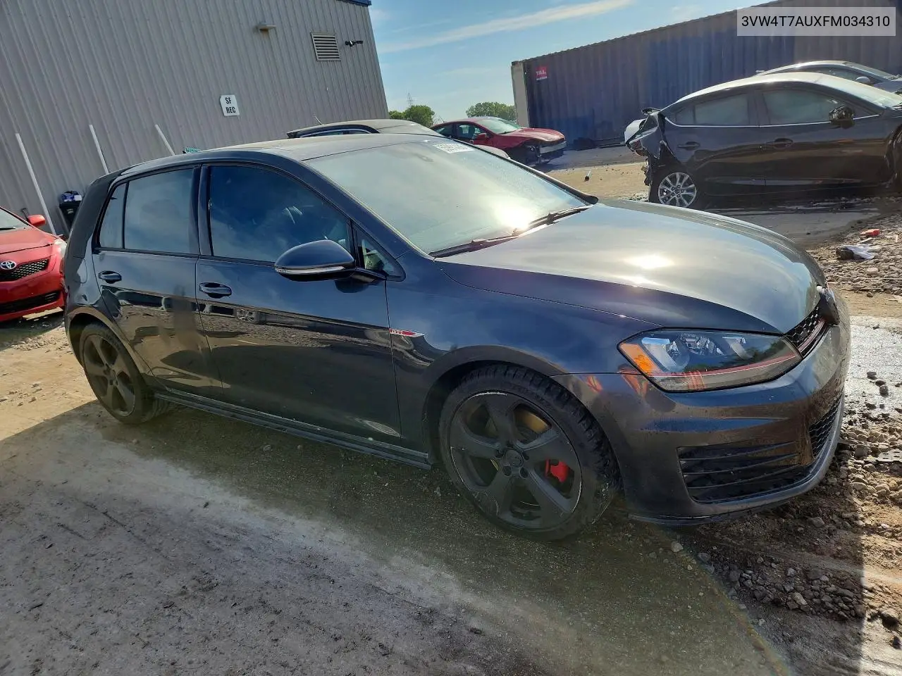 2015 Volkswagen Gti VIN: 3VW4T7AUXFM034310 Lot: 55991436
