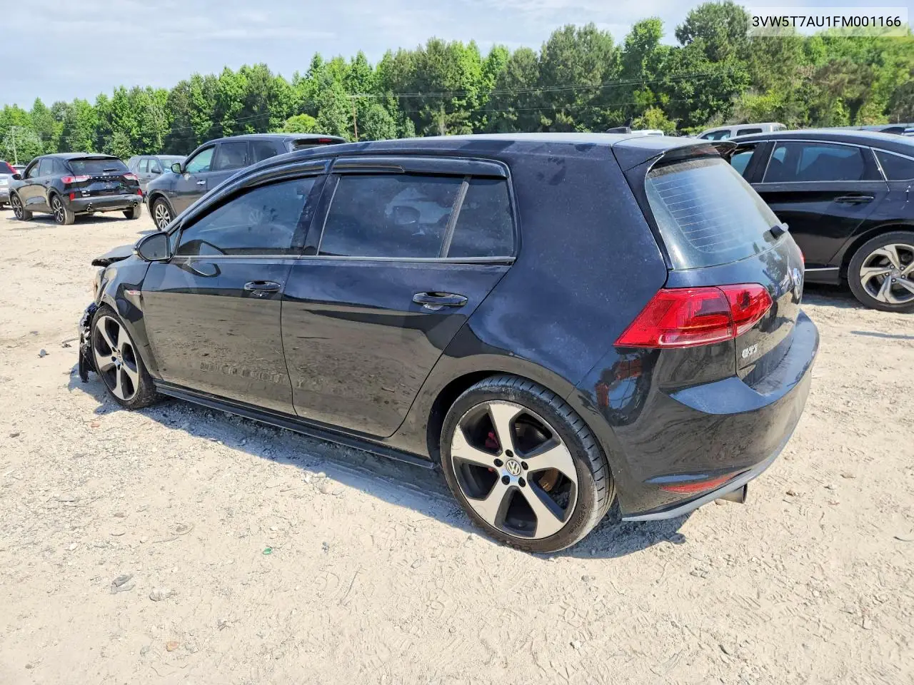 2015 Volkswagen Gti VIN: 3VW5T7AU1FM001166 Lot: 56280206