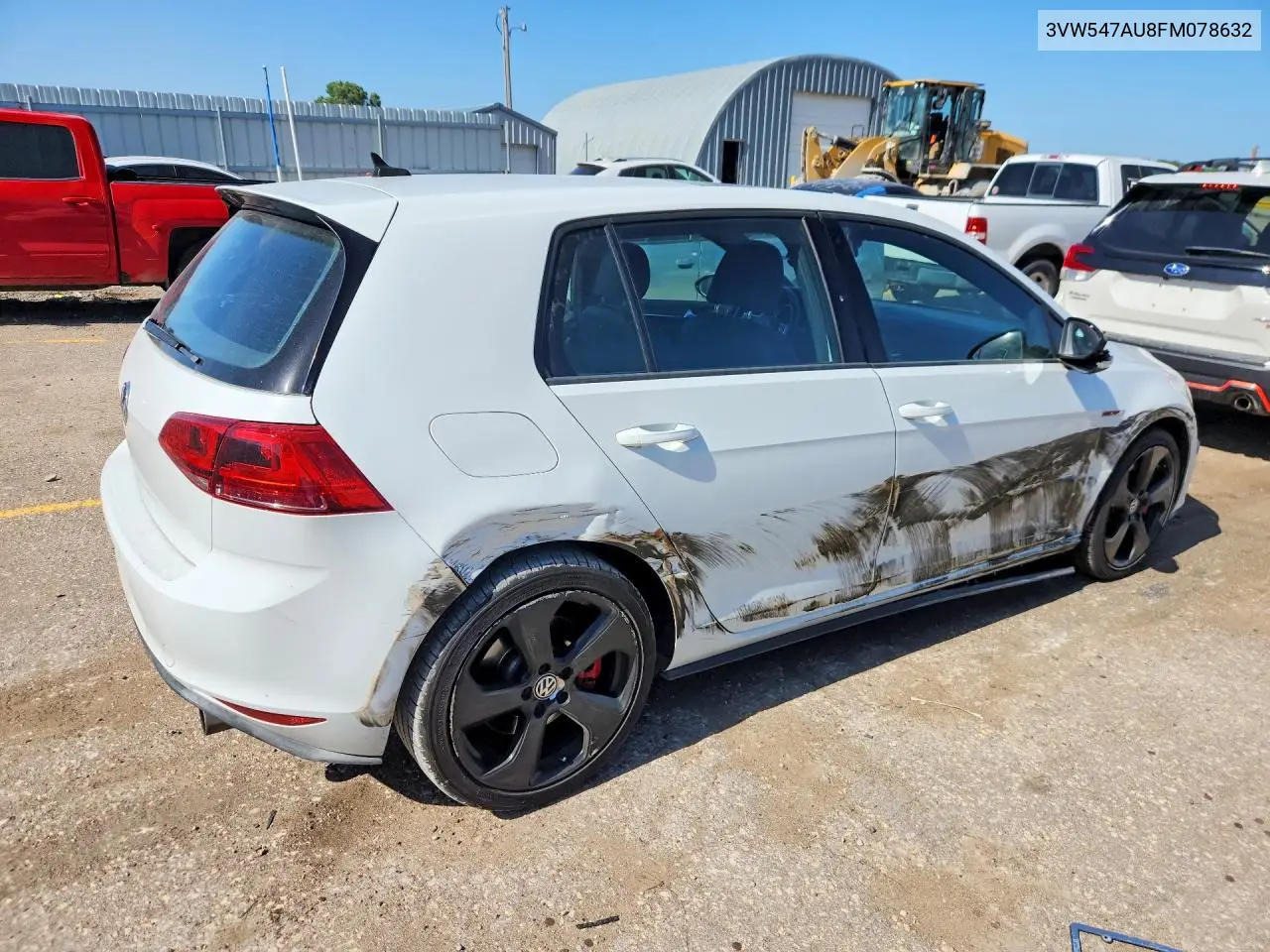 2015 Volkswagen Gti VIN: 3VW547AU8FM078632 Lot: 56718806