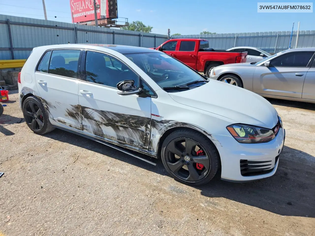 2015 Volkswagen Gti VIN: 3VW547AU8FM078632 Lot: 56718806
