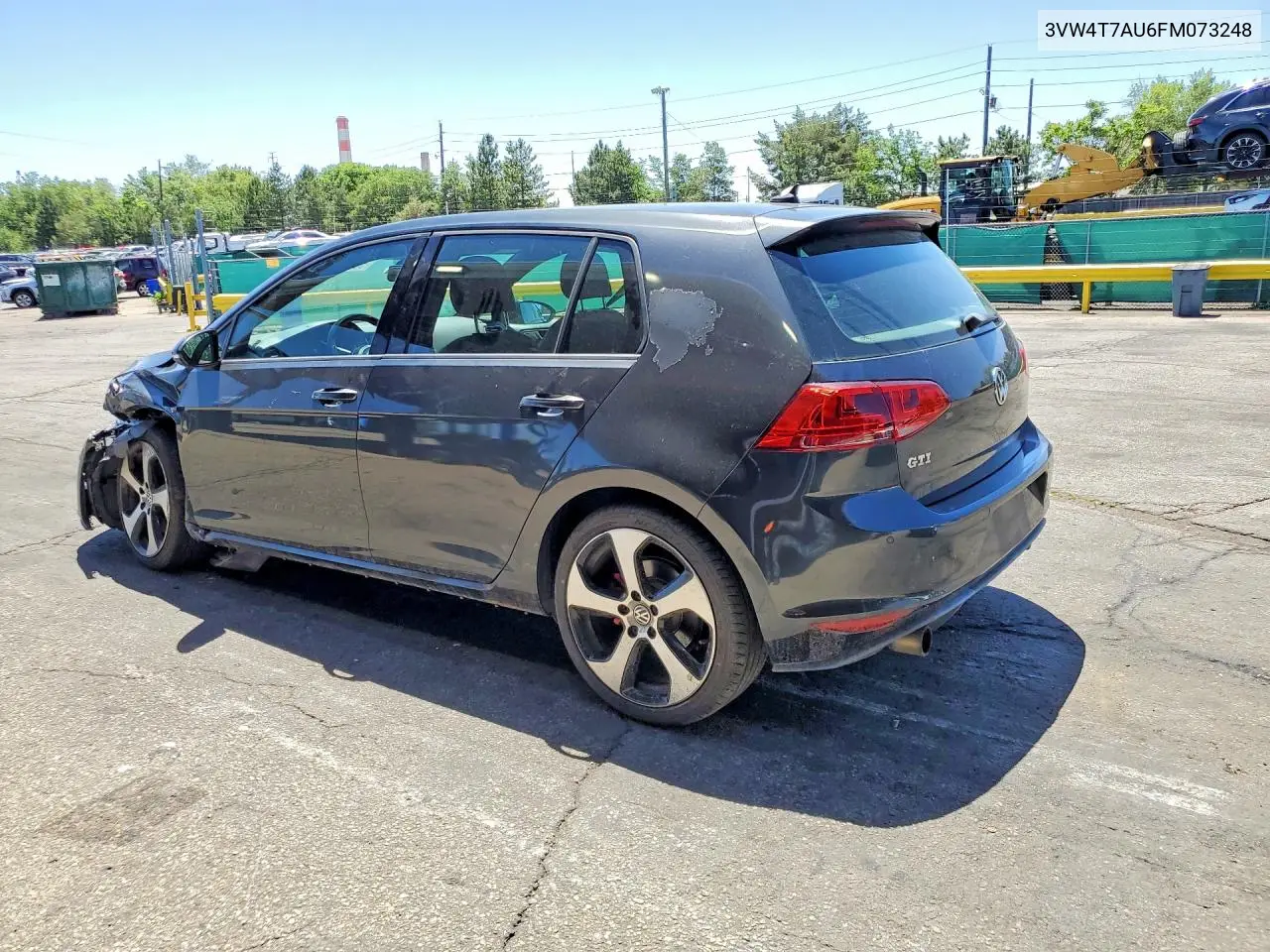 2015 Volkswagen Gti VIN: 3VW4T7AU6FM073248 Lot: 56866936