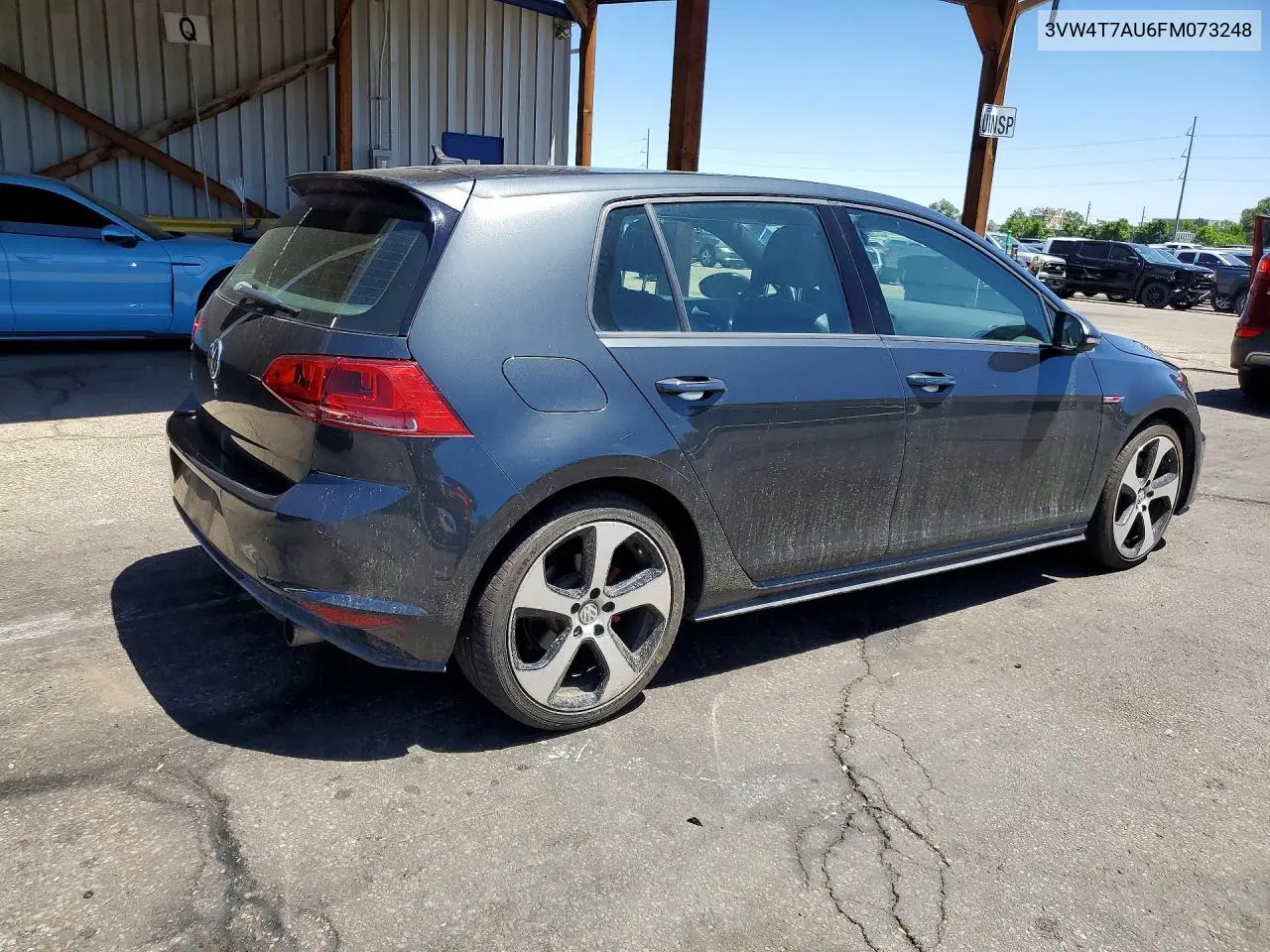 2015 Volkswagen Gti VIN: 3VW4T7AU6FM073248 Lot: 56866936