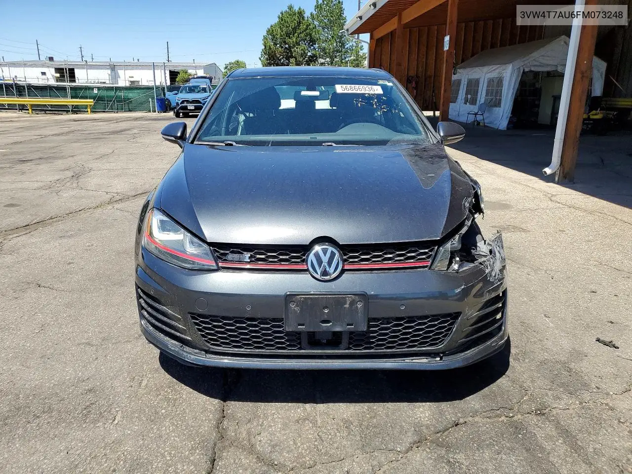 2015 Volkswagen Gti VIN: 3VW4T7AU6FM073248 Lot: 56866936