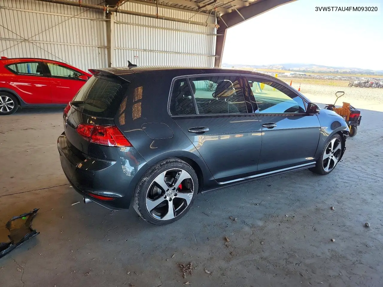 2015 Volkswagen Gti VIN: 3VW5T7AU4FM093020 Lot: 57647516